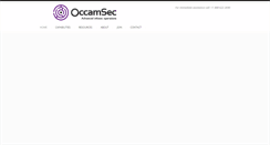 Desktop Screenshot of occamsec.com